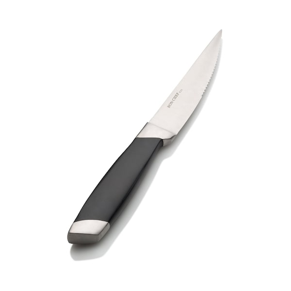 Bon Chef Gaucho, Steak Knife, S/S & Pp Handle, 5" Pointed Tip Blade, 13/0, 10" , set of 12 S936 - main